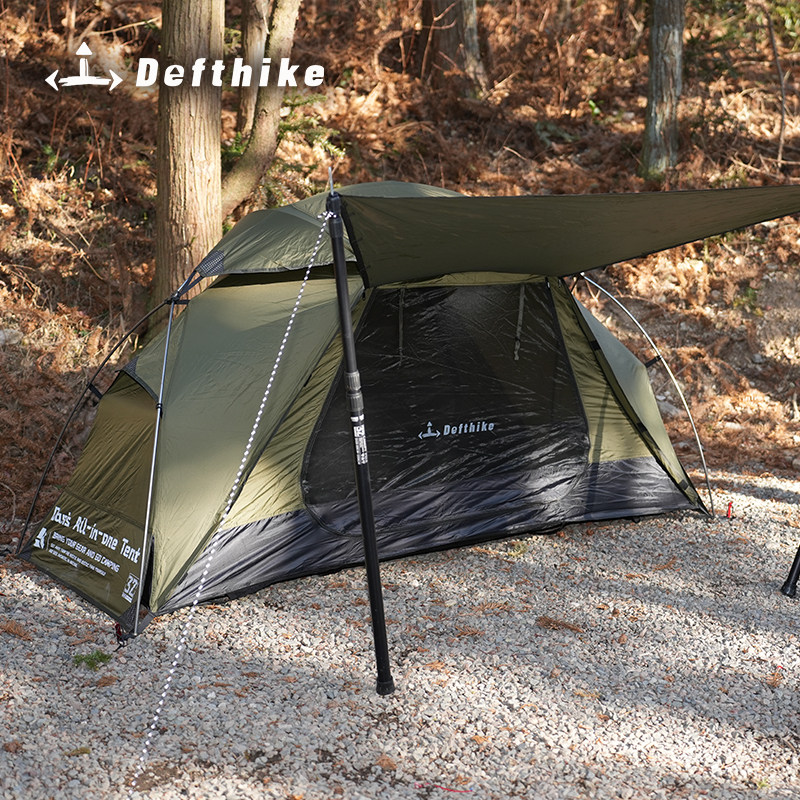 迪飞客绿洲一体帐篷Plus露营户外便携式大号单人离地床轻量化帐篷 - 图3