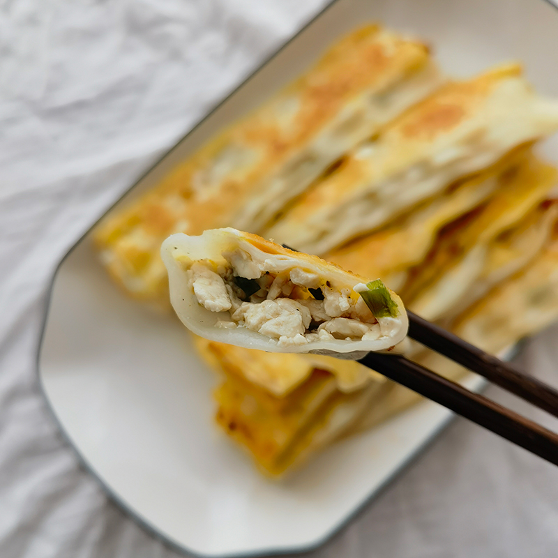 连云港特色早餐点蔬菜卷正宗手工油煎豆腐卷方便速食家常小吃八只 - 图1