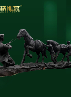 玻璃钢户外景观园林雕塑铸铜