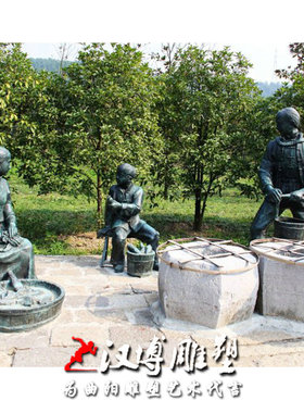 小孩玻璃钢人物雕塑定制