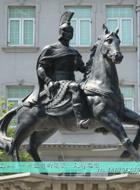 大型骑马雕像城市广场园林景观