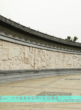 红色文化风革命战士汉白玉定制