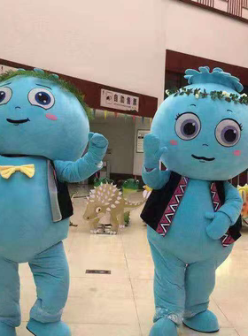 卡通玩偶彩绘户外景观小型雕塑