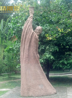 古代玻璃钢景观公园人物铜雕