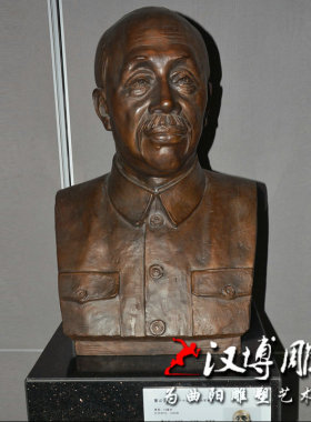 十大元帅头像校园部队铸铜定制