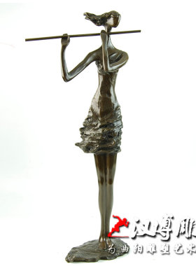 彩绘音符脸谱商业街小区抽象雕塑