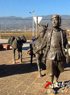 玻璃钢公园步行街景观主题雕塑