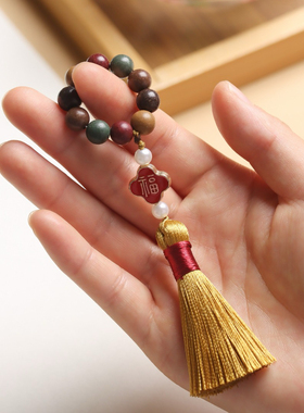五行合香珠手串天然中药古法药香珠手捻手链饰品助眠扳指戒指