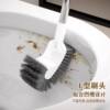 L-shaped thickened long-handled toilet brush with no dead ends