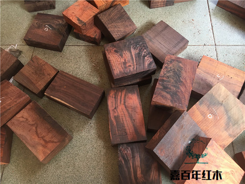 老挝大红酸枝方块红木料交趾黄檀老红木口盖杯垫手镯发簪雕刻火机 - 图1