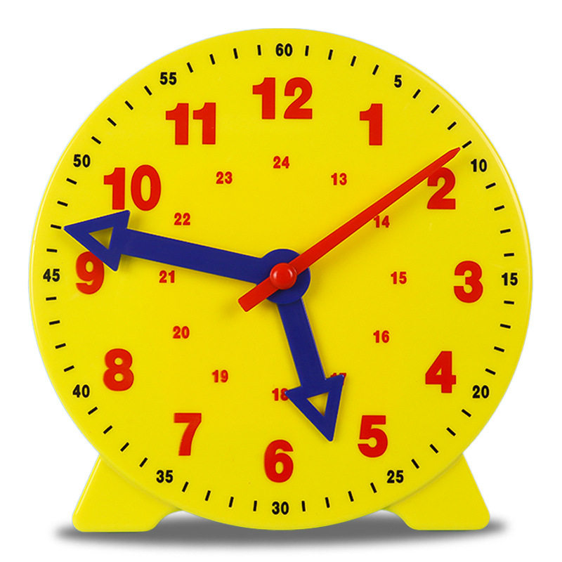 25cm学生老师钟面钟表模型磁性可吸附式一二年级小学生时间教学具,淘宝优惠券,粉丝福利购,淘宝优惠卷