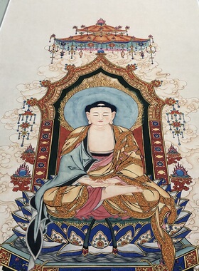 夏荆山国画唐卡佛像优惠