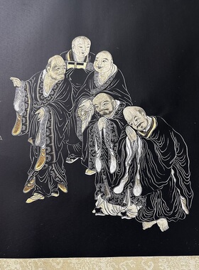 明代罗汉册页图复古特价优惠