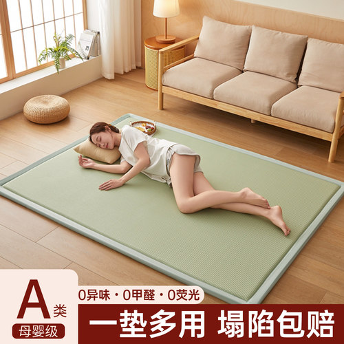 榻榻米床垫四季通用防滑垫子打地铺折叠高密度海绵褥子薄垫被铺底 - 图0