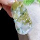 Beautiful natural yellow jadeite unicorn jade pendant