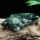 A goods Burmese old pit three-legged toad pendant jade pendant