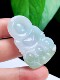 Burmese material natural A jade jade Guanyin pendant Laokeng ice bottom floating flower Guanyin jade pendant