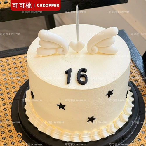 韩系天使爱心翅膀软胶模具女神表白蛋糕装饰甜品台巧克力节日插件 - 图3