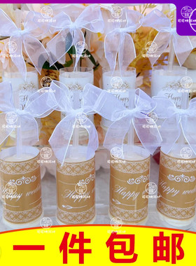 香槟色金色婚礼甜品台装饰摆件