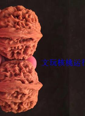 2野生老树果45mm四座楼狮子头红皮压手圆润汉高楼平谷文把玩核桃