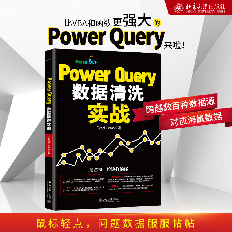 【当当网 正版书籍】Power Query数据清洗实战 ExcelHome出品 超越VBA和函数的数据分析神器 北京大学出版社 - 图0