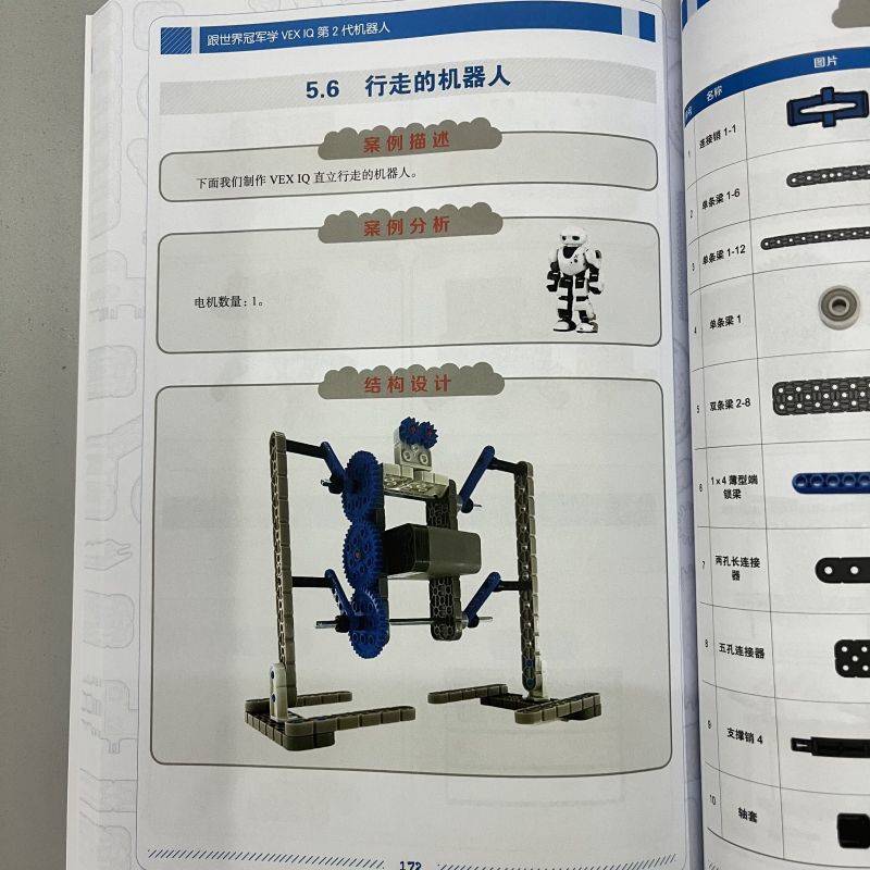 当当网 跟世界冠军学VEX IQ第2代机器人 王昕 机器人搭建编程竞赛案例 STEM教育知识书籍 vex培训竞赛教材 机 - 图3