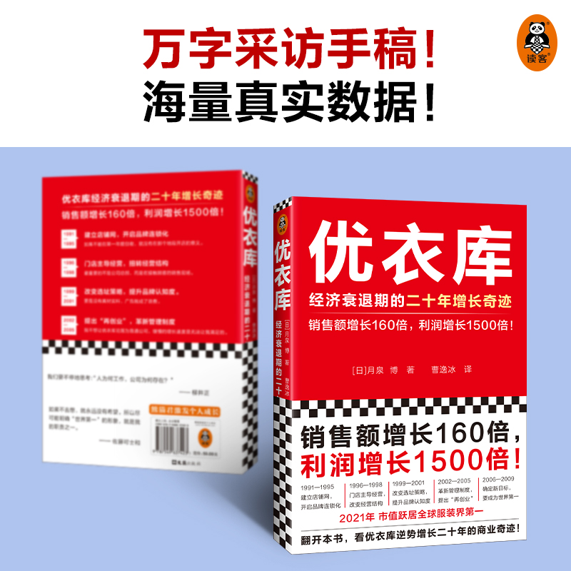 当当网 优衣库：经济衰退期的二十年增长奇迹 销售额增长160倍,利润增长1500倍,市值居世界服装行业首位 逆势增长20年的商业奇迹