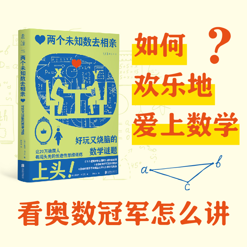 两个未知数去相亲：好玩又烧脑的数学谜题（上头！让20万德国人每周头秃的创造性思维训练） - 图0