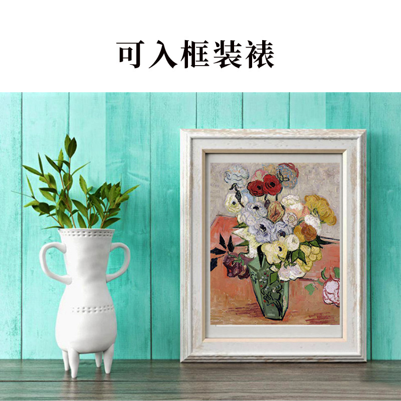 当当网正版书籍西方绘画大师作品集：花卉篇高清原版大师作品临摹装饰图册美术欣赏油画教材西方绘画梵高莫奈油画绘画美术书-图1