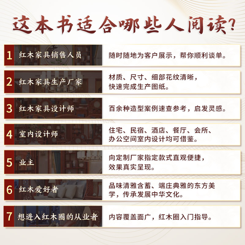 红木家具全屋定制 现代中式风格 传统家具设计 实木家具定制 明清家具 红木材质 榫卯结构 室内设计书籍