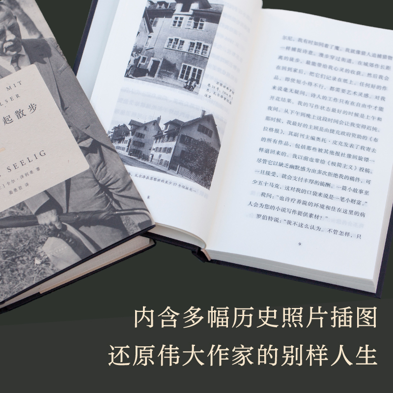 当当网 与瓦尔泽一起散步 卡尔泽利希著 文学类书籍现代德语文学奠基人珍贵对话录 卡夫卡、黑塞、本雅明高度推崇 - 图0