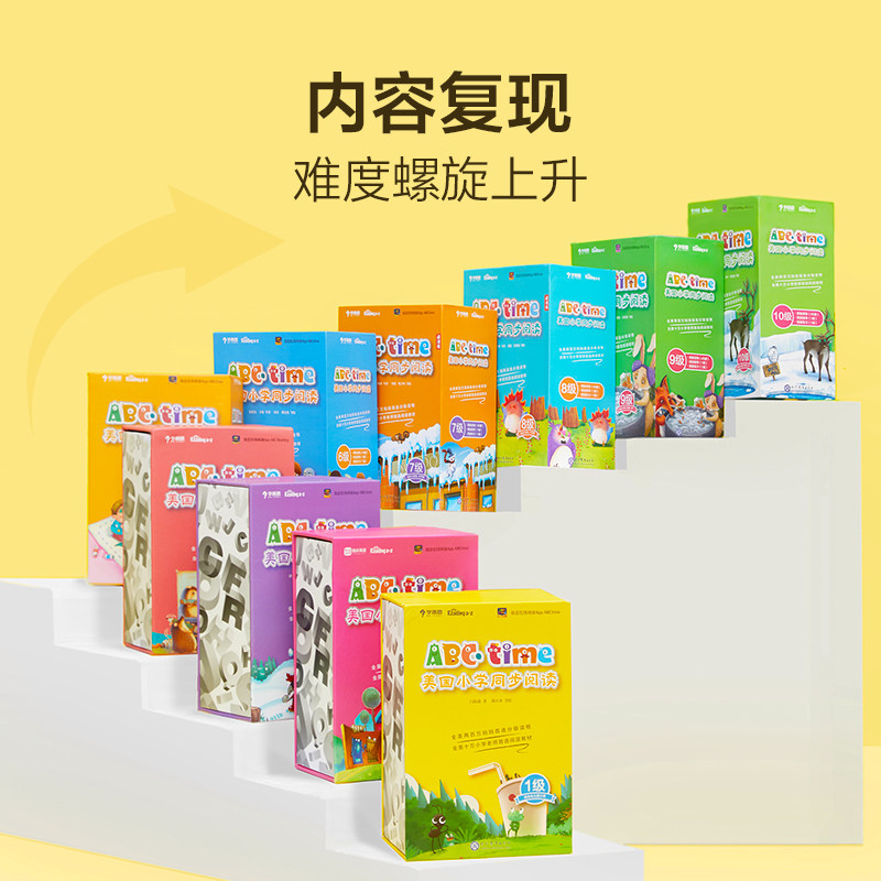 学而思ABCtime8级英语小学5-6年级9-10-11岁美国小学同步阅读 raz英文分级阅读readingA-Z原版引进美国必修教材 新版点读版