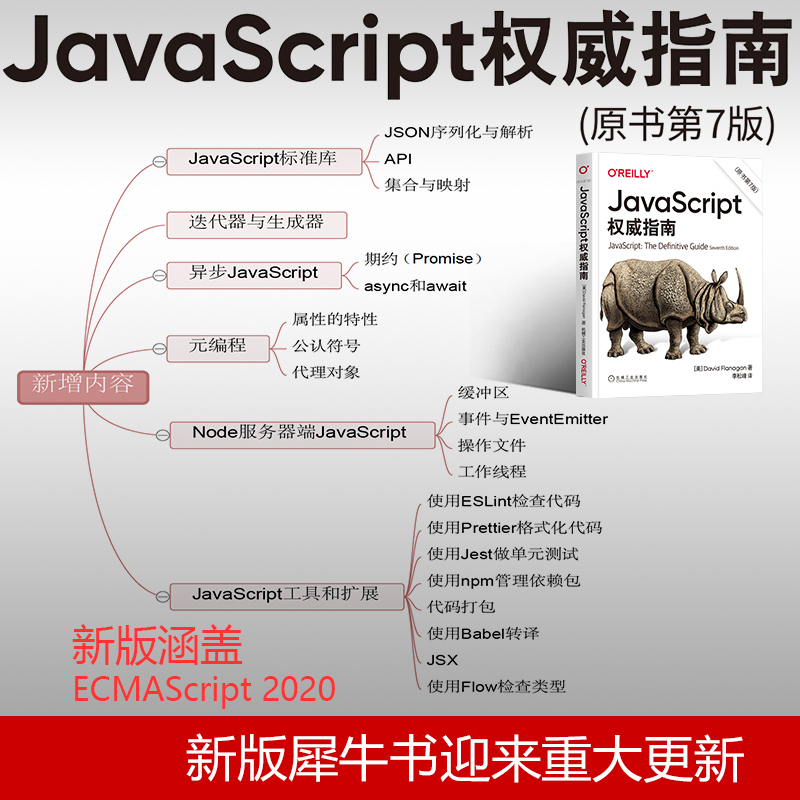 当当网 JavaScript权威指南（第7版） 计算机网络 程序设计（新） 机械工业出版社 正版书籍 - 图2