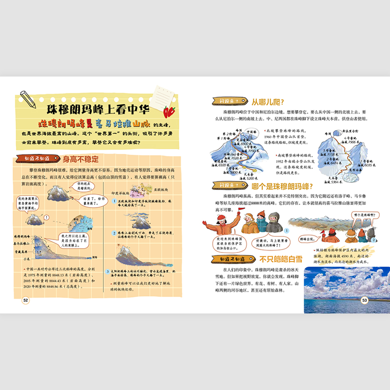 当当网地图里的大中国9-12岁孩子地理科普全书通识读本展现中国之美提升文化自信人文历史建筑古诗词美食小学生的课外阅读书籍-图1