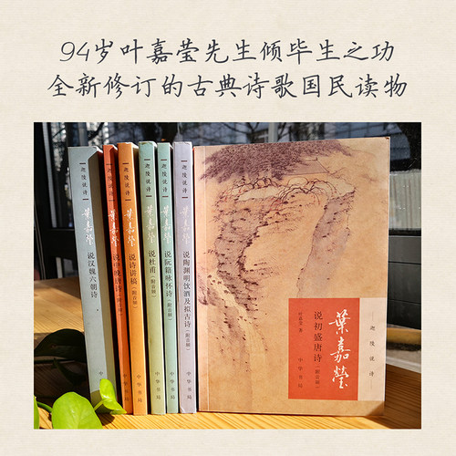 【当当网】叶嘉莹说初盛唐诗迦陵说诗附音频 加叶嘉莹著 可听可看的叶嘉莹古典诗歌课感受初盛唐诗歌恢弘博大 正版书籍 - 图1