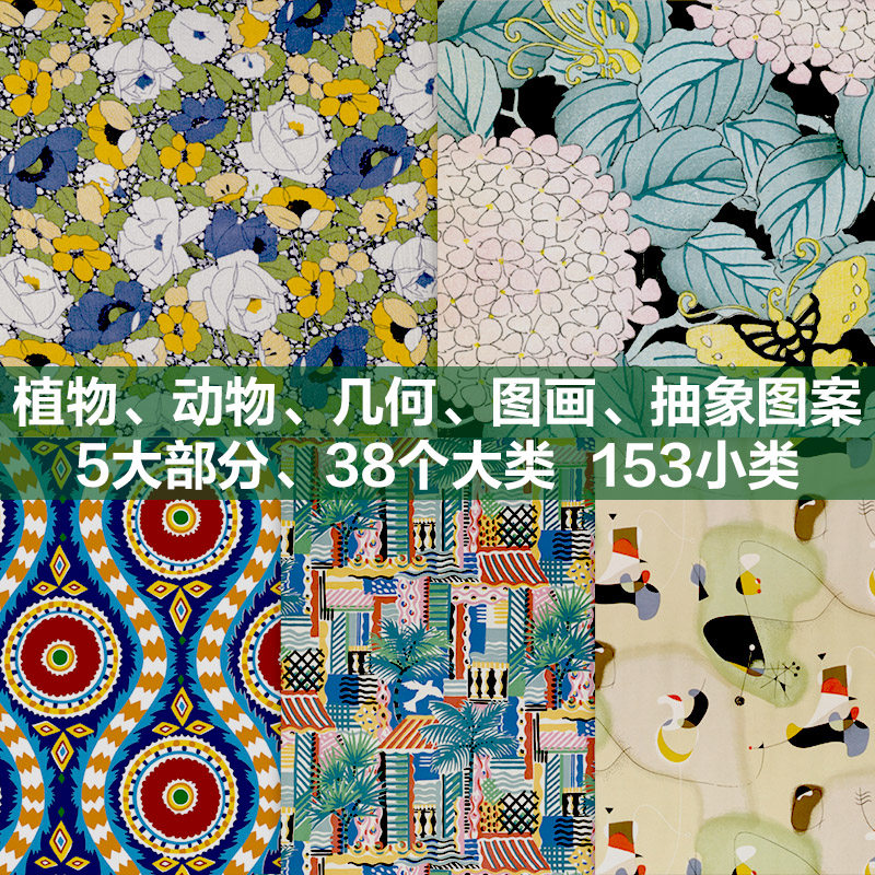 世界花纹与图案大典 伊丽莎白威尔海德著 装饰艺术图鉴 艺术设计 视觉盛宴 中信出版社 当当网正版书籍
