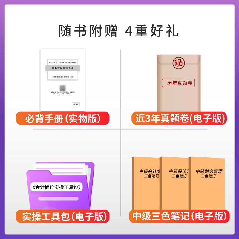 2023年中级会计教材中级财务管理十年真题研究手册试卷 中级会计职称全国会计专业技术资格考试 高顿教育 预计发货05 - 图3