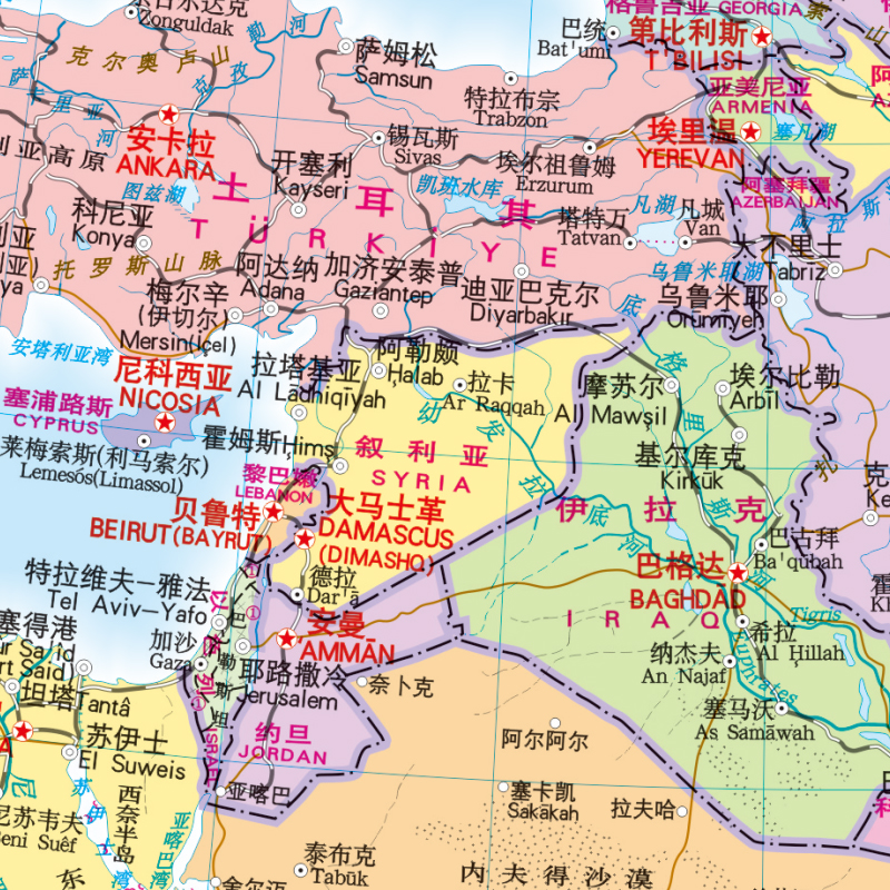 当当网 2023年 世界地图册 地形版 升级版 地形图 海量各国家、大洲、区域地形图，办公、家庭、学生地理学习正版书籍 - 图3