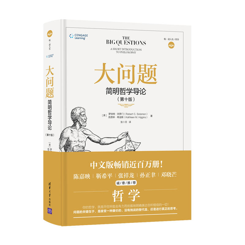 当当网 大问题 简明哲学导论 第10版 罗伯特所罗门 有趣又好读哈佛耶鲁清华北大等知名高校的哲学教材开明心智的普及读本 正版书籍 - 图3