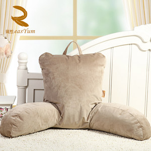 easYum/翼然 天使之翼大号沙发靠垫 办公室床头靠枕头带扶手抱枕