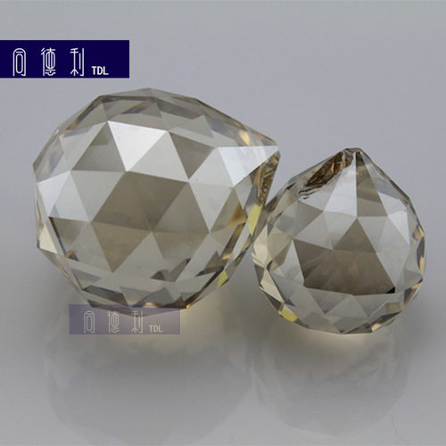 彩色水晶球 颜色灯饰球新品水晶灯挂吊球吊坠子珠帘配件diy30mm40 - 图3
