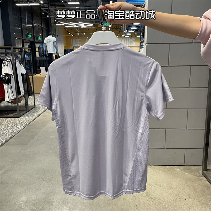 adidas阿迪达斯短袖T恤运动女训练跑步速干圆领半袖IC5196 IC5192-图2