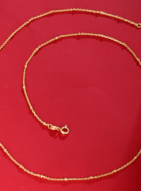 金店同款素链女款金项链锁骨链