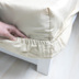 Giường cotton satin dài chủ yếu 笠 60 vải cotton trải giường màu rắn chắc bốn mặt nệm cotton co giãn Tùy chỉnh - Trang bị Covers Ga chun chần Everon Trang bị Covers