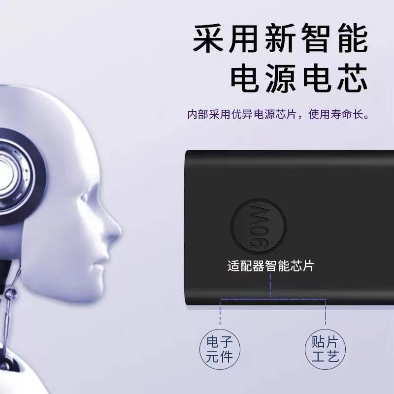 笔记本电脑充电器适用联想TYPE-C戴尔华硕华为小米电源适配器130W - 图0