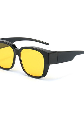 偏光方形男女轻近视套镜防紫外线