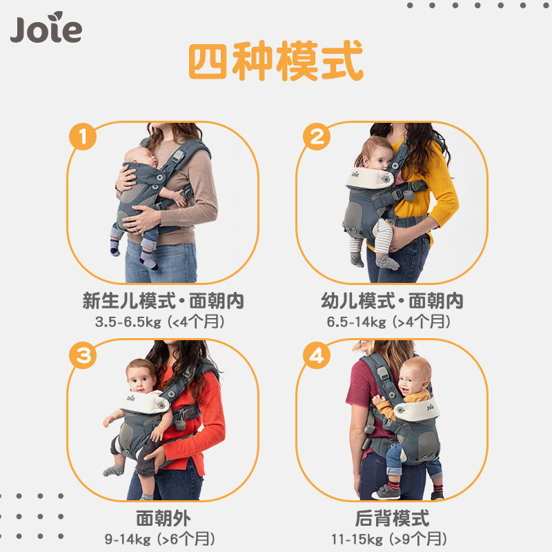 joie巧儿宜婴儿背带0-3岁宝宝儿童抱娃神器外出简易式Savvy,淘宝优惠券,粉丝福利购,淘宝优惠卷