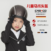 German CASCO equestrian helmet childrens deep blue riding helmets male and female couriers equipped with equestrian items