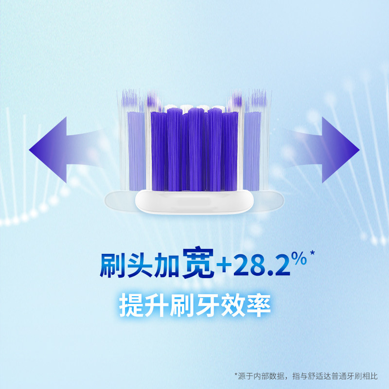 舒适达每日倍护6支装软毛家用牙刷 舒适达牙刷/口腔清洁工具