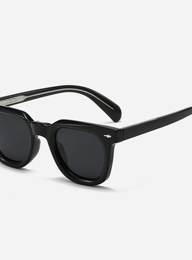 墨镜女士新款防紫外线潮感时尚眼镜欧美跨境方形偏光太阳镜男